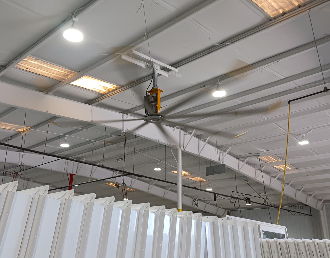 Fans provide safety benefits by reducing heat exposure and promoting a safer working environment. Fans provide safety benefits by reducing heat exposure and promoting a safer working environment.